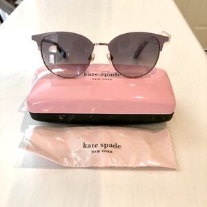 Kate Spade Joelynn Cat Eye Sunglasses In Violet Havana